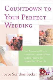 Cover of: Countdown to your perfect wedding
