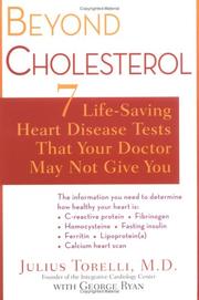 Cover of: Beyond Cholesterol by Julius Torelli, George Ryan