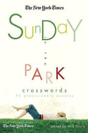 Cover of: The New York Times Sunday in the Park Crosswords by New York Times