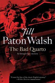 Cover of: The Bad Quarto by Jill Paton Walsh