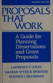 Cover of: Proposals that work: a guide for planning dissertations and grant proposals