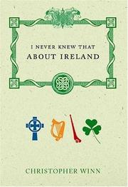 Cover of: I Never Knew that About Ireland by Christopher Winn