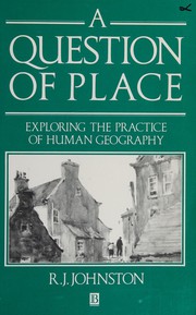 Cover of: A question of place by R. J. Johnston
