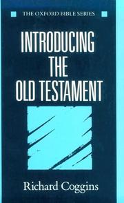 Cover of: Introducing the Old Testament by R. J. Coggins