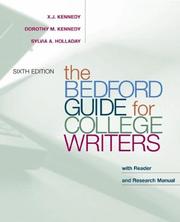 Cover of: The Bedford Guide for College Writers with Reader and Research Manual by David Burner, Robert D. Marcus