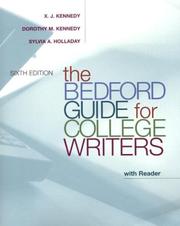 Cover of: The Bedford Guide for College Writers with Reader