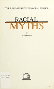 Cover of: Racial myths by Juan Comas