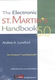 Cover of: The Electronic St. Martin's Handbook 5.0 by Andrea A. Lunsford