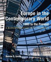 Cover of Europe in the Contemporary World: 1900 to Present