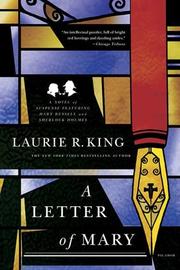 Cover of: A Letter of Mary: A Novel of Suspense Featuring Mary Russell and Sherlock Holmes