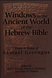 Cover of: Windows to the Ancient World of the Hebrew Bible