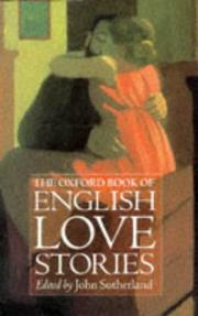 Cover of: The Oxford book of English love stories