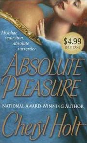 Cover of: Absolute Pleasure by Cheryl Holt