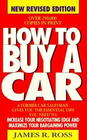 Cover of: How to Buy a Car: A Former Car Salesman Tells All