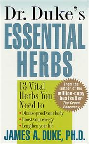 Cover of: Dr. Duke's Essential Herbs by James A. Duke
