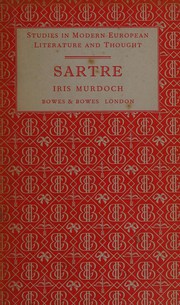 Cover of: Sartre by Iris Murdoch