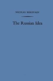Cover of: The Russian idea by Nikolaĭ Berdi͡aev