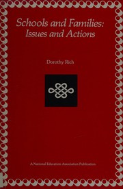 Cover of: Schools and families: issues and actions