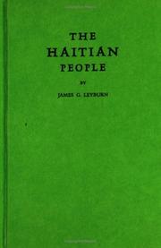 Cover of: The Haitian people by James Graham Leyburn