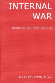 Cover of: Internal war: problems and approaches