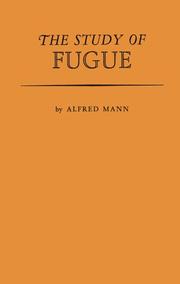 The study of fugue by Mann, Alfred