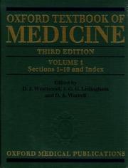 Cover of: Oxford textbook of medicine by edited by D.J. Weatherall, J.G.G. Ledingham, D.A. Warrell.