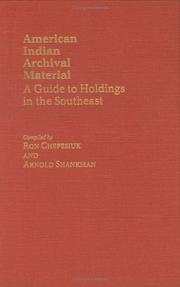 Cover of: American Indian archival material: a guide to holdings in the Southeast