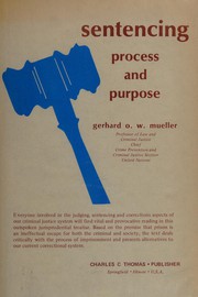 Cover of: Sentencing by Gerhard Otto Walter Mueller