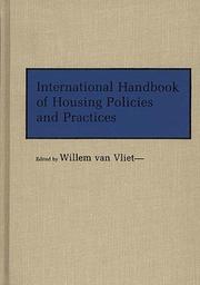 Cover of: International handbook of housing policies and practices