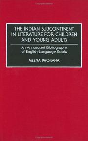 Cover of: The Indian subcontinent in literature for children and young adults: an annotated bibliography of English-language books