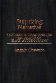 Cover of: Surprizing narrative: Olaudah Equiano and the beginnings of Black autobiography