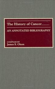 Cover of: The history of cancer | James Stuart Olson