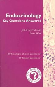 Cover of: Endocrinology: key questions answered