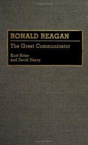 Cover of: Ronald Reagan: the great communicator