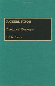 Cover of: Richard Nixon by Hal Bochin