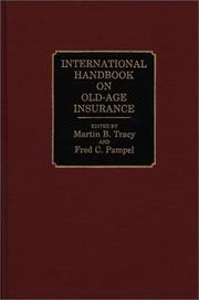 Cover of: International handbook on old-age insurance