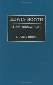 Edwin Booth by L. Terry Oggel