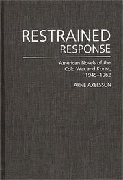 Cover of: Restrained response by Arne Axelsson