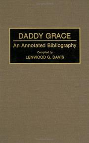 Cover of: Daddy Grace by Lenwood G. Davis