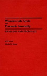 Cover of: Women's Life Cycle and Economic Insecurity: Problems and Proposals (Contributions in Women's Studies)