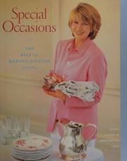 Cover of: Special occasions: the best of Martha Stewart living.
