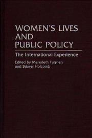 Cover of: Women's lives and public policy: the international experience