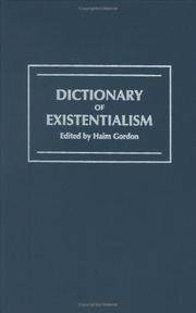 Cover of: Dictionary of existentialism