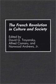 Cover of: The French Revolution in culture and society