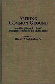 Cover of: Seeking common ground | 
