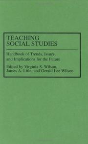 Cover of: Teaching social studies