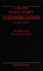 Cover of: Statutory interpretation by Cross, Rupert Sir