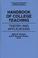 Cover of: Handbook of college teaching