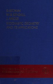 Cover of: Stochastic geometry and its applications