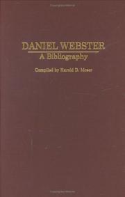 Cover of: Daniel Webster: a bibliography